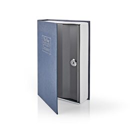 Nedis BOOKSEDM01BU trezor ve tvaru knihy, 2 klíče, 1.6 l