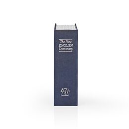 Nedis BOOKSEDS01BU trezor ve tvaru knihy, 2 klíče, 0.86 l