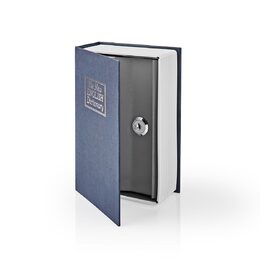 Nedis BOOKSEDS01BU trezor ve tvaru knihy, 2 klíče, 0.86 l
