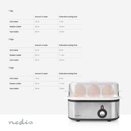 Nedis KAEB120EAL elektrický vařič vajec 3 ks, 210 W