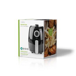 Nedis KAAF120FBK horkovzdušná fritéza 2.4l, 1000W, černá