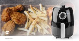 Nedis KAAF120FBK horkovzdušná fritéza 2.4l, 1000W, černá