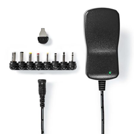 Nedis ACPA109 univerzální napájecí adaptér 3/4.5/6/7.5/9/12 V DC, 0.7 A–1.5 A