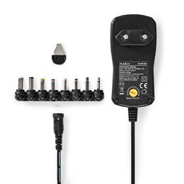 Nedis ACPA109 univerzální napájecí adaptér 3/4.5/6/7.5/9/12 V DC, 0.7 A–1.5 A