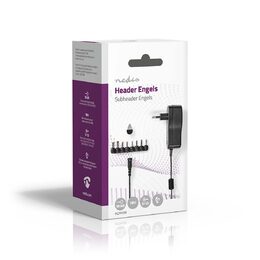 Nedis ACPA109 univerzální napájecí adaptér 3/4.5/6/7.5/9/12 V DC, 0.7 A–1.5 A