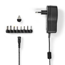Nedis ACPA109 univerzální napájecí adaptér 3/4.5/6/7.5/9/12 V DC, 0.7 A–1.5 A