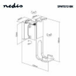 Nedis SPMT5721WT nástěnný držák reproduktoru Sonos One SL, Sonos One, Sonos Play