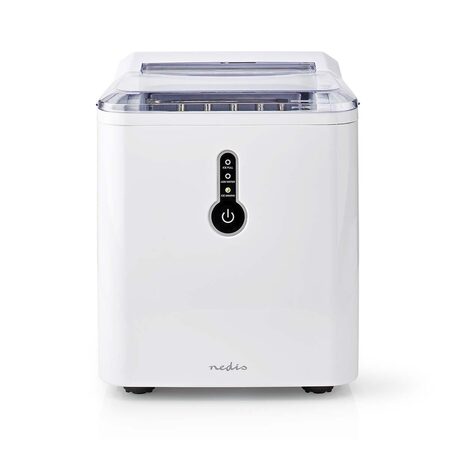 Nedis KAIC100FWT výrobník ledu, 1kapacita 1.6 l, 12 kg ledu/24 hod., bílá