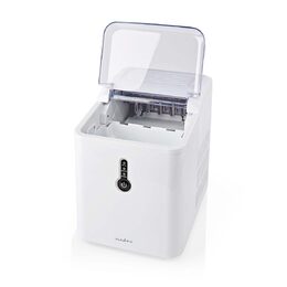 Nedis KAIC100FWT výrobník ledu, 1kapacita 1.6 l, 12 kg ledu/24 hod., bílá