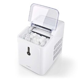 Nedis KAIC100FWT výrobník ledu, 1kapacita 1.6 l, 12 kg ledu/24 hod., bílá