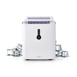 Nedis KAIC100FWT výrobník ledu, 1kapacita 1.6 l, 12 kg ledu/24 hod., bílá