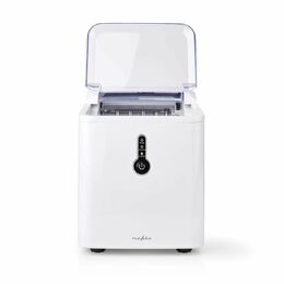 Nedis KAIC100FWT výrobník ledu, 1kapacita 1.6 l, 12 kg ledu/24 hod., bílá