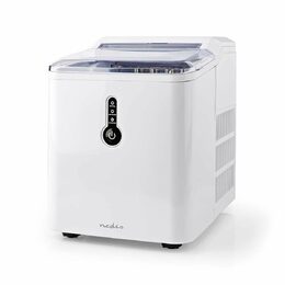 Nedis KAIC100FWT výrobník ledu, 1kapacita 1.6 l, 12 kg ledu/24 hod., bílá
