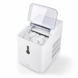 Nedis KAIC100FWT výrobník ledu, 1kapacita 1.6 l, 12 kg ledu/24 hod., bílá