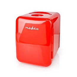 Nedis KAFR120CRD přenosná mini lednička, 4 l, AC 100 - 240 V / 12 V , červená