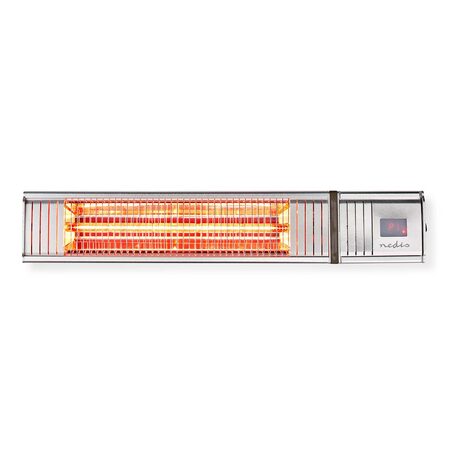 Nedis HTPA30ESS ohřívač terasy 2000 W | 9 Nastavení teploty | Na zeď | IP65 | Hl