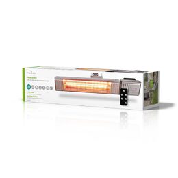 Nedis HTPA30ESS ohřívač terasy 2000 W | 9 Nastavení teploty | Na zeď | IP65 | Hl