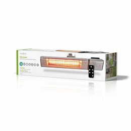 Nedis HTPA30ESS ohřívač terasy 2000 W | 9 Nastavení teploty | Na zeď | IP65 | Hl