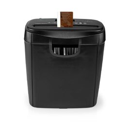 Nedis PASH112BKA4 skartovačka 6 stran A4, 10 l, DIN2, 190W
