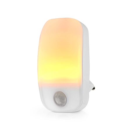 Nedis LNLW10WT LED noční lampička do zásuvky s pohybovým senzorem, 0.55 W, 11 lm