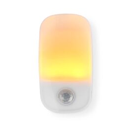 Nedis LNLW10WT LED noční lampička do zásuvky s pohybovým senzorem, 0.55 W, 11 lm