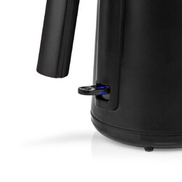 Rychlovarná konvice | 1.0 l | Plast | Černá | Otočný o 360 stupňů | Skryté topné