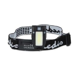 Nedis LHLR05WBK LED čelovka se senzorem pohybu, 180 lm, dobíjecí, USB-C