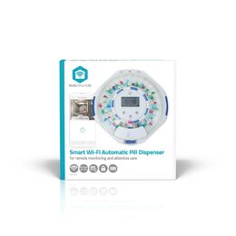 Nedis Dávkovač Pilulek SmartLife | Wi-Fi | 28 Přihrádky | Počet časů poplachu: 9