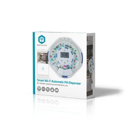 Nedis Dávkovač Pilulek SmartLife | Wi-Fi | 28 Přihrádky | Počet časů poplachu: 9
