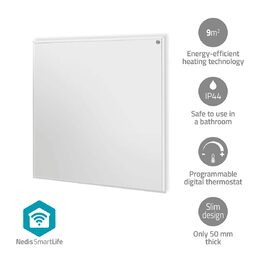 SmartLife HTIP350WTW infračervený topný panel 350W, IP44, nastavitelný termostat