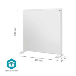 SmartLife HTIP350WTW infračervený topný panel 350W, IP44, nastavitelný termostat