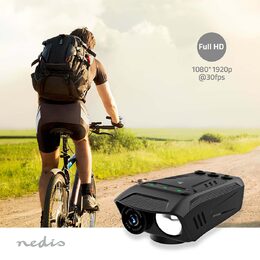 Nedis CCAM100BK akční kamera na kolo, Full HD, světlomet, klakson, dálkové ovlád