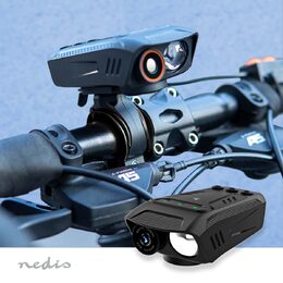 Nedis CCAM100BK akční kamera na kolo, Full HD, světlomet, klakson, dálkové ovlád