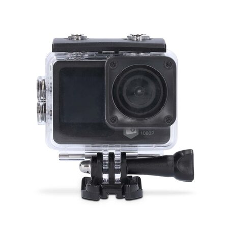 Nedis ACAM31BK Full HD sportovní kamera s předním displejem, Wi-Fi, vodotěsná