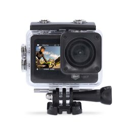 Nedis ACAM31BK Full HD sportovní kamera s předním displejem, Wi-Fi, vodotěsná