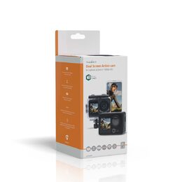 Nedis ACAM31BK Full HD sportovní kamera s předním displejem, Wi-Fi, vodotěsná