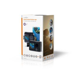 Nedis ACAM71BK akční kamera Ultra HD 5K při 30 fps, 16 Mpixel, vodotěsná 30 m, W