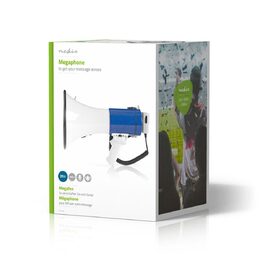Nedis MEPH200WT megafon 25 W s odnímatelným mikrofonem