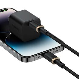 Rychlonabíjecí kabel Baseus Dura USB/Lightning 1m 20W černo zlatý