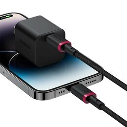 Rychlonabíjecí kabel Baseus Dura USB/Lightning 1m 20W černo šedý