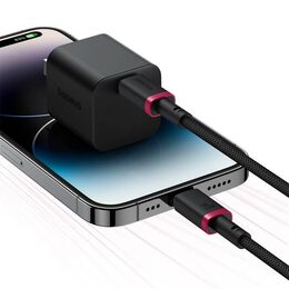Rychlonabíjecí kabel Baseus Dura USB/Lightning 1m 20W černo šedý