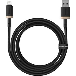 Rychlonabíjecí kabel Baseus Dura USB/Lightning 2m 2.4A černo zlatý