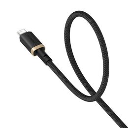 Rychlonabíjecí kabel Baseus Dura USB/Lightning 2m 2.4A černo zlatý