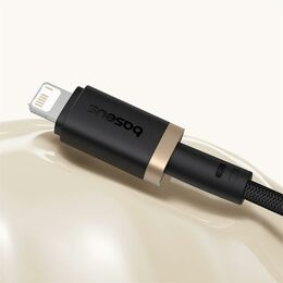 Rychlonabíjecí kabel Baseus Dura USB/Lightning 2m 2.4A černo zlatý
