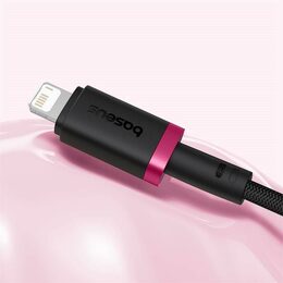 Rychlonabíjecí kabel Baseus Dura USB/Lightning 2m 2.4A červeno černý