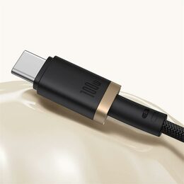 Rychlonabíjecí kabel Baseus Dura USB-C/USB-C 1m 100W černo zlatý