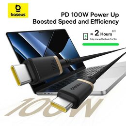 Rychlonabíjecí kabel Baseus Dura USB-C/USB-C 1m 100W černo zlatý
