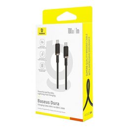 Rychlonabíjecí kabel Baseus Dura USB-C/USB-C 1m 100W černo zlatý