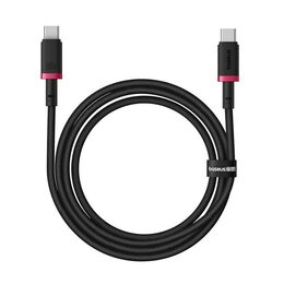 Rychlonabíjecí kabel Baseus Dura USB-C/USB-C 1m 100W červeno černý
