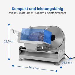 Clatronic MA 3585 kráječ kovový,nerez